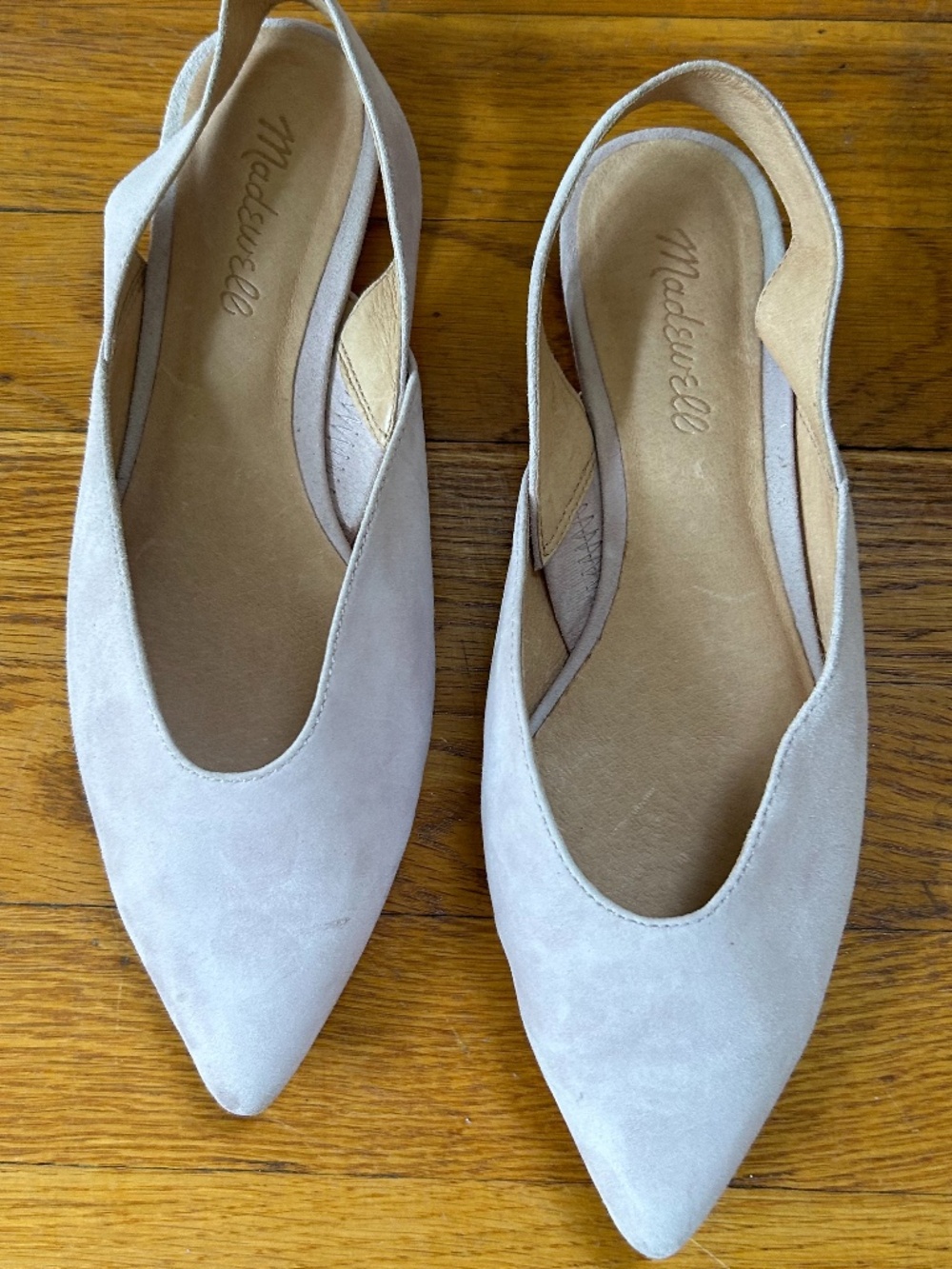 Madewell  Ava "Blush" Slingback Flats